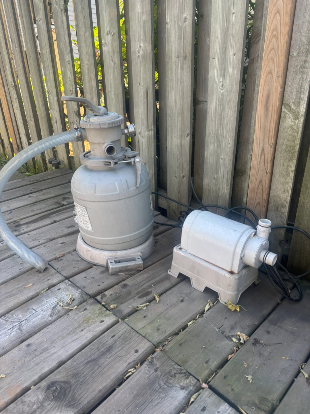 Sand Filter and Pump for Above Ground Pool