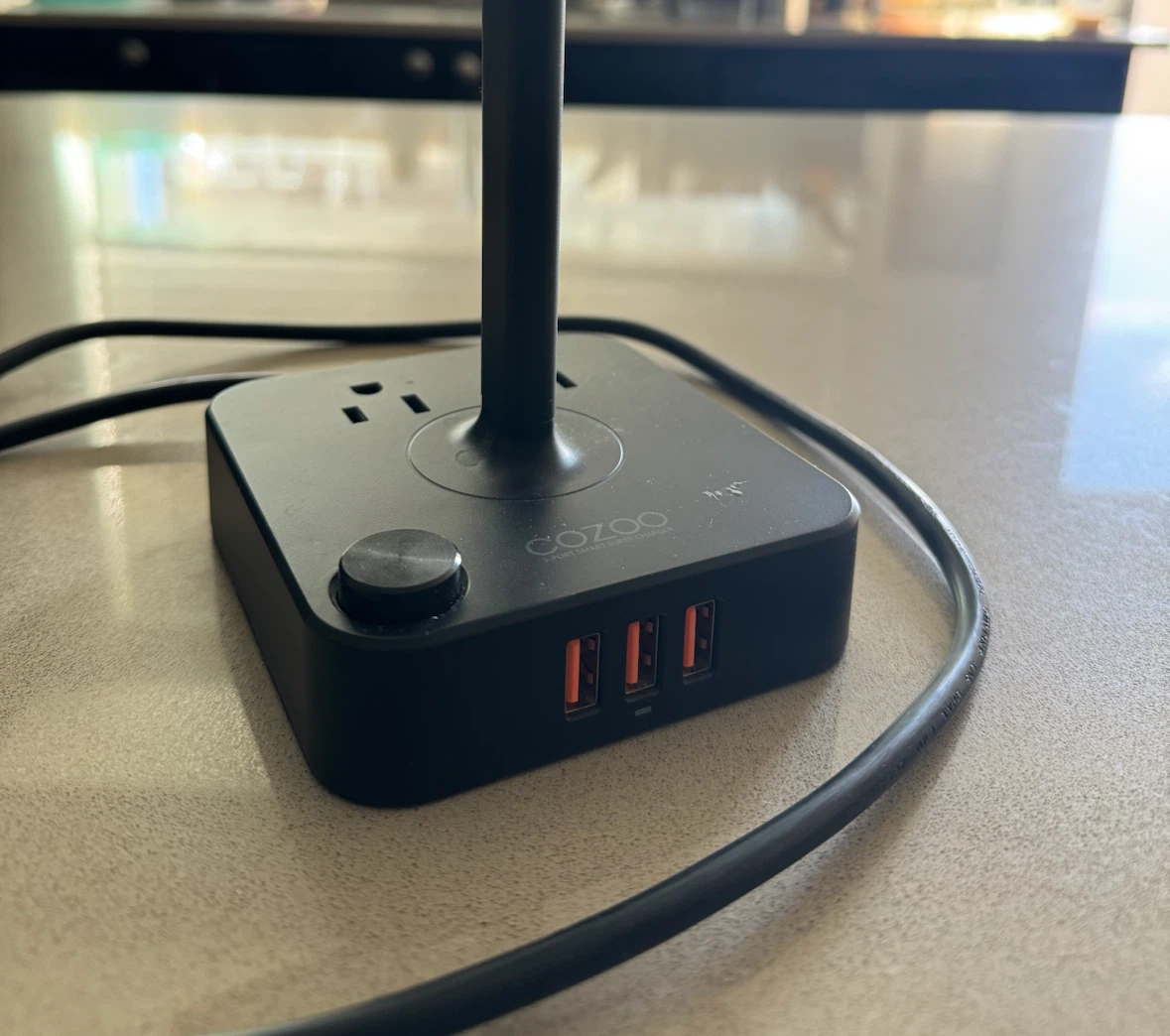 Cozoo Table Lamp with USB Charging Ports - photo 2