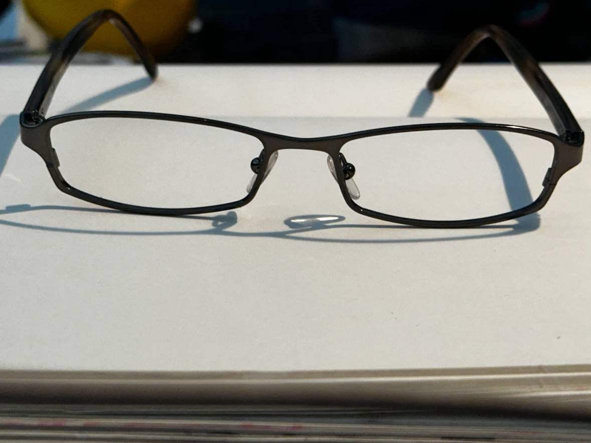Vintage Gucci GG 1721 Gunmetal Frame Glasses