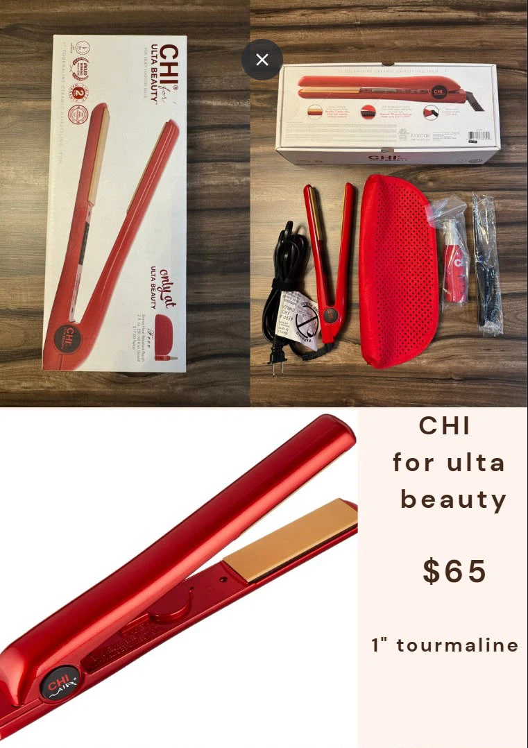 CHI Hair Straightener Flat Iron 1" Ceramic New Open Box