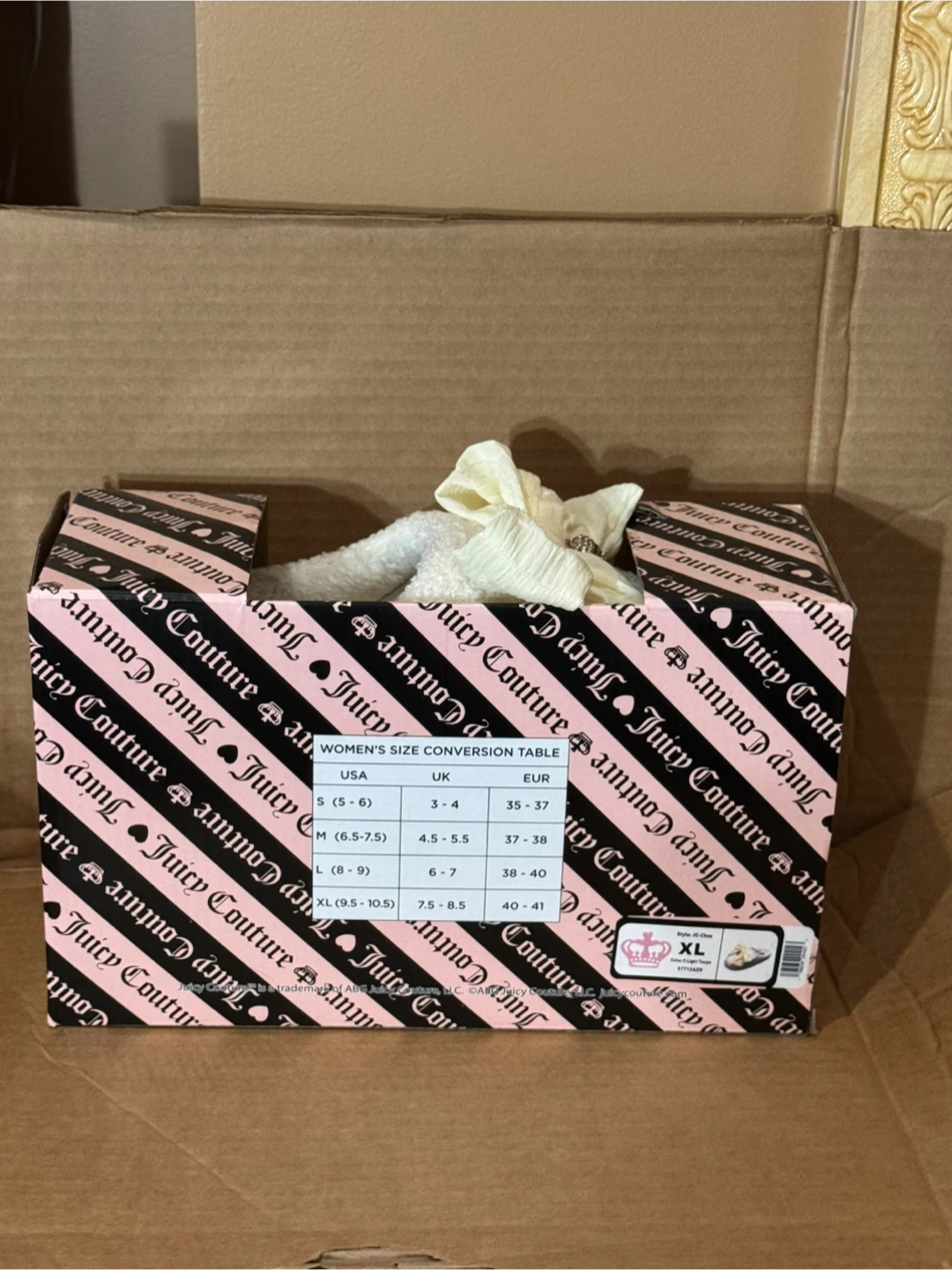 Juicy Couture Slippers XL (9.5-10.5) - photo 3
