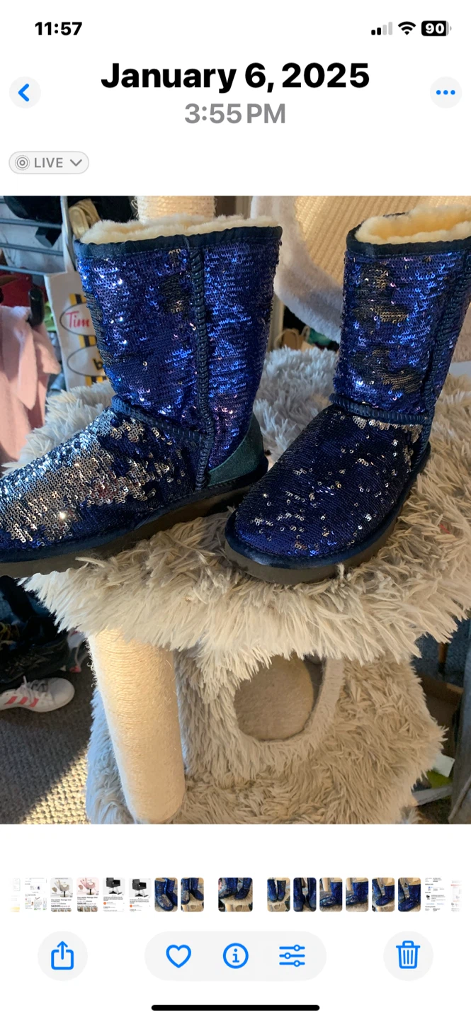UGG Sequin Boots Blue - photo 2
