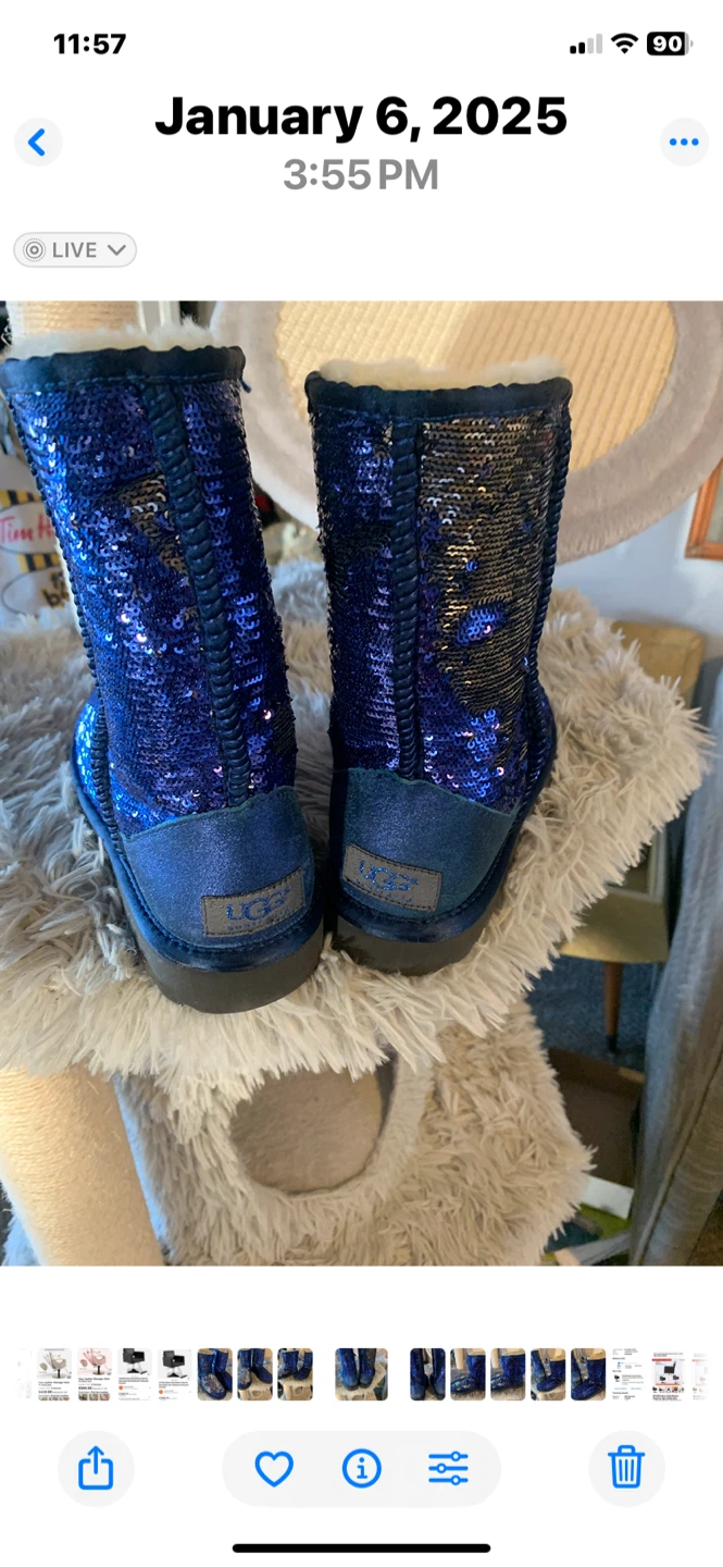 UGG Sequin Boots Blue - photo 3