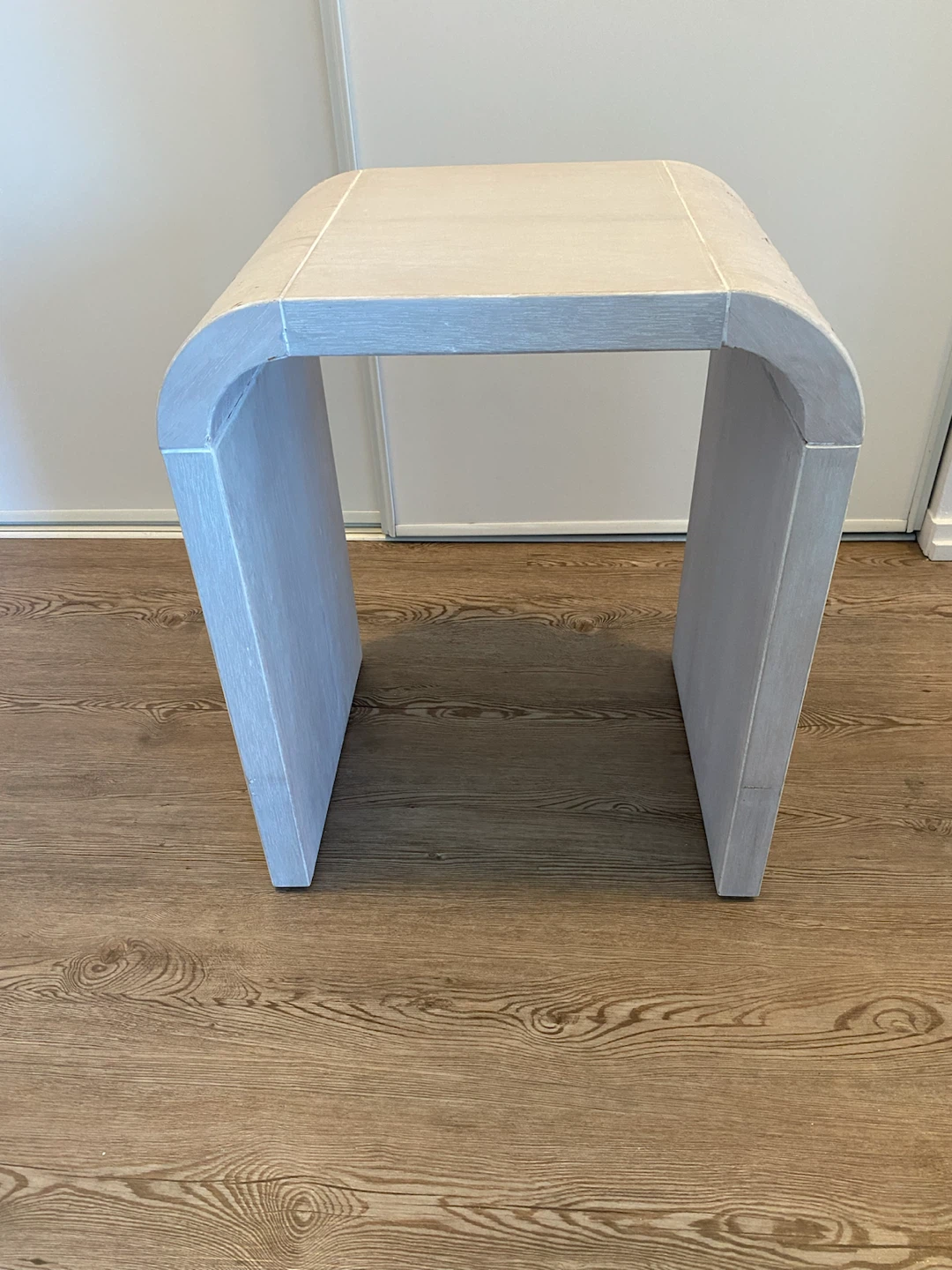 Modern Curved Wooden Side Table