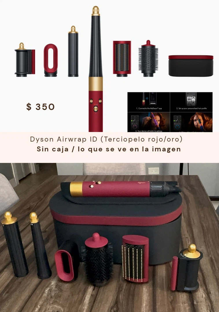 Dyson Airwrap i.d. Red Velvet & Gold - New Open Box