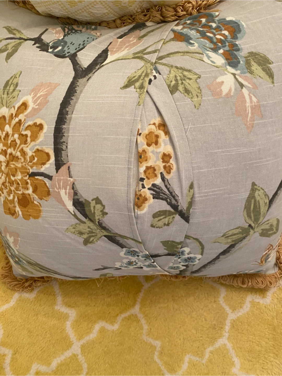 24 inch throw pillow in Robert Allen fabric - photo 2