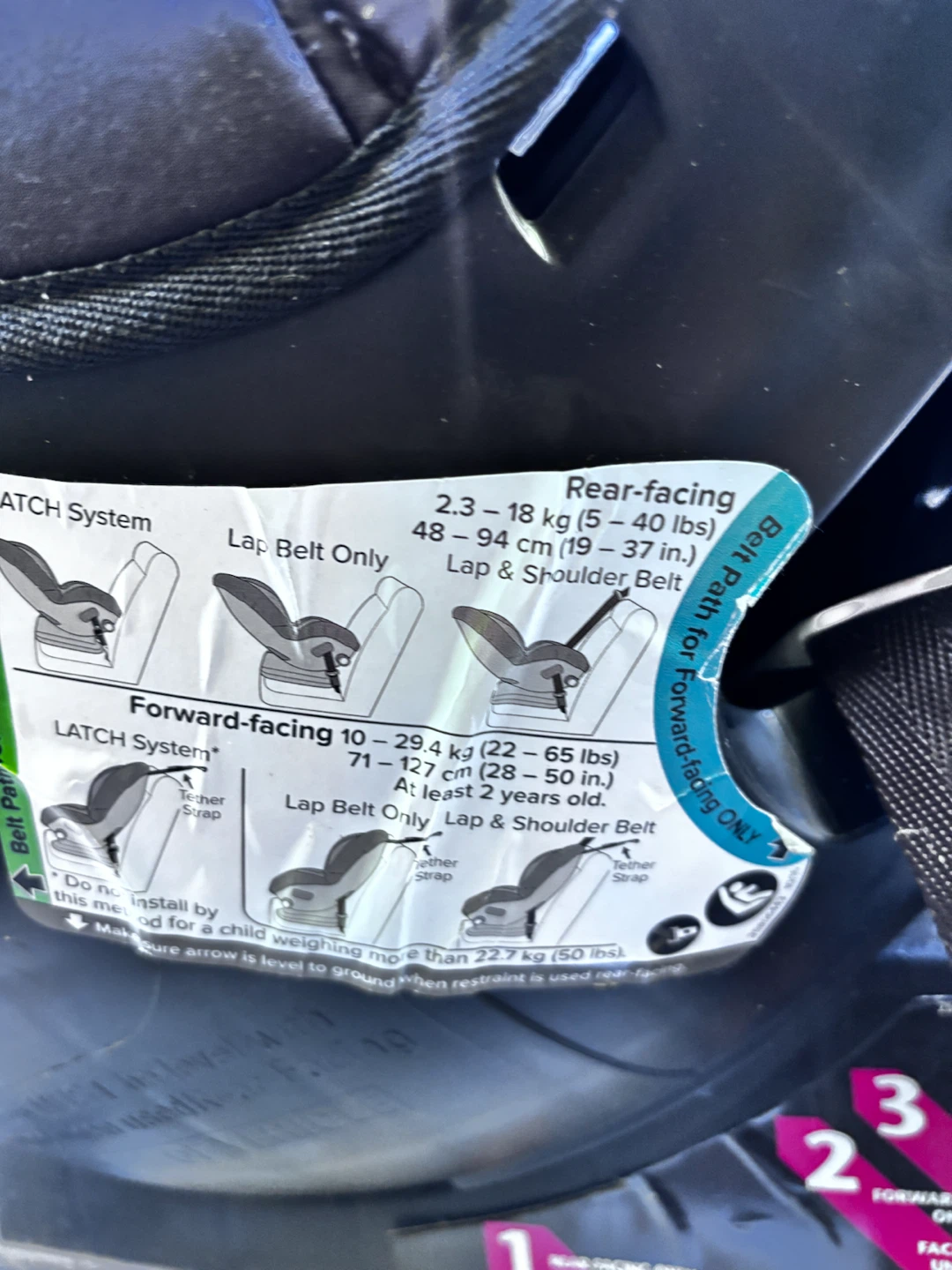 Evenflo Triumph Convertible Car Seat - photo 4