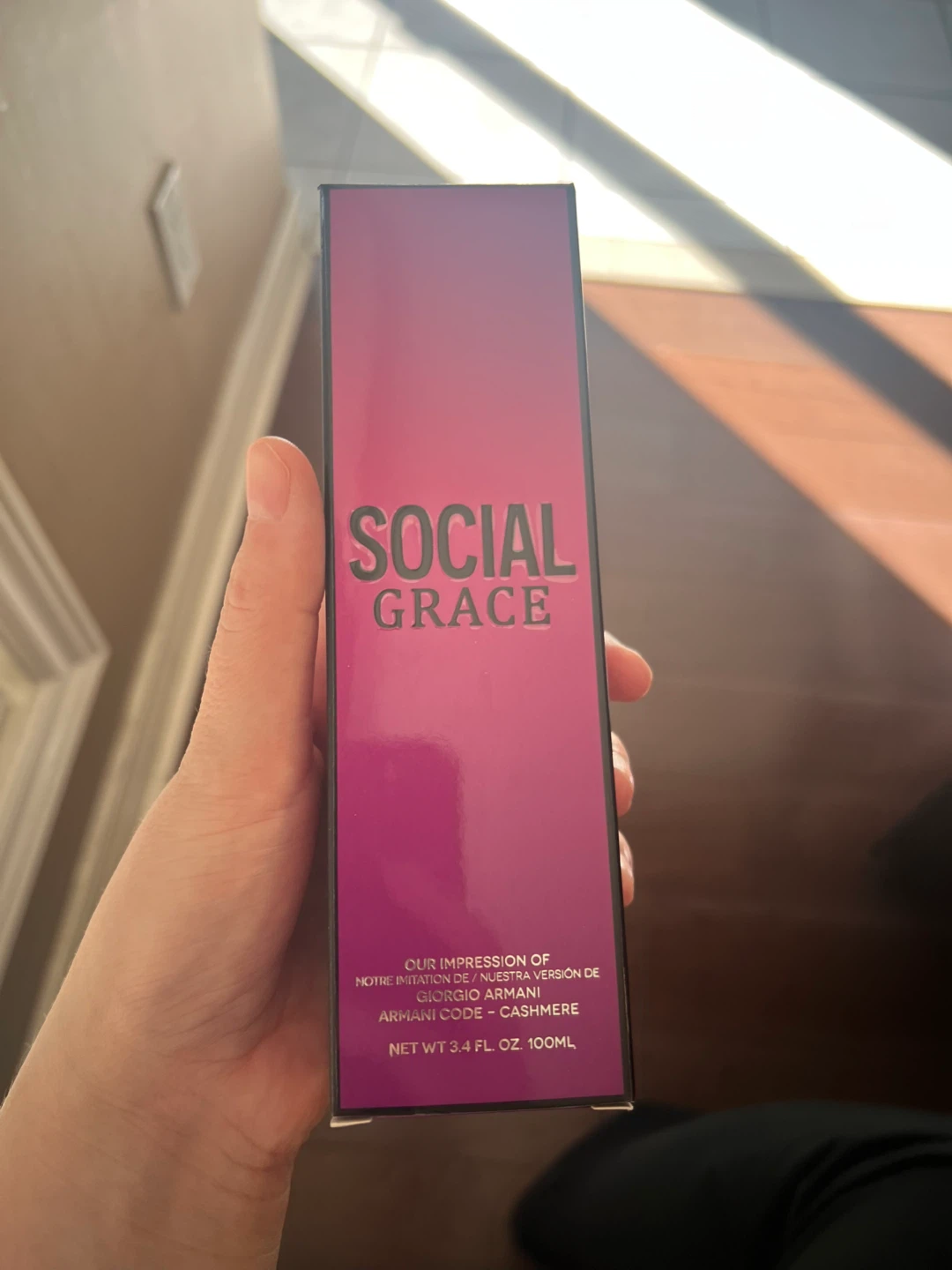 Social Grace inspired by ARMANI CODE CASHMERE