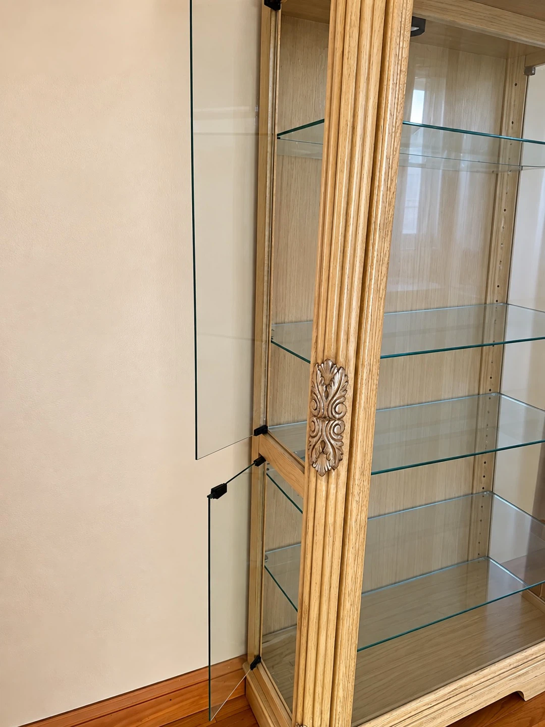 Wood Curio display cabinet