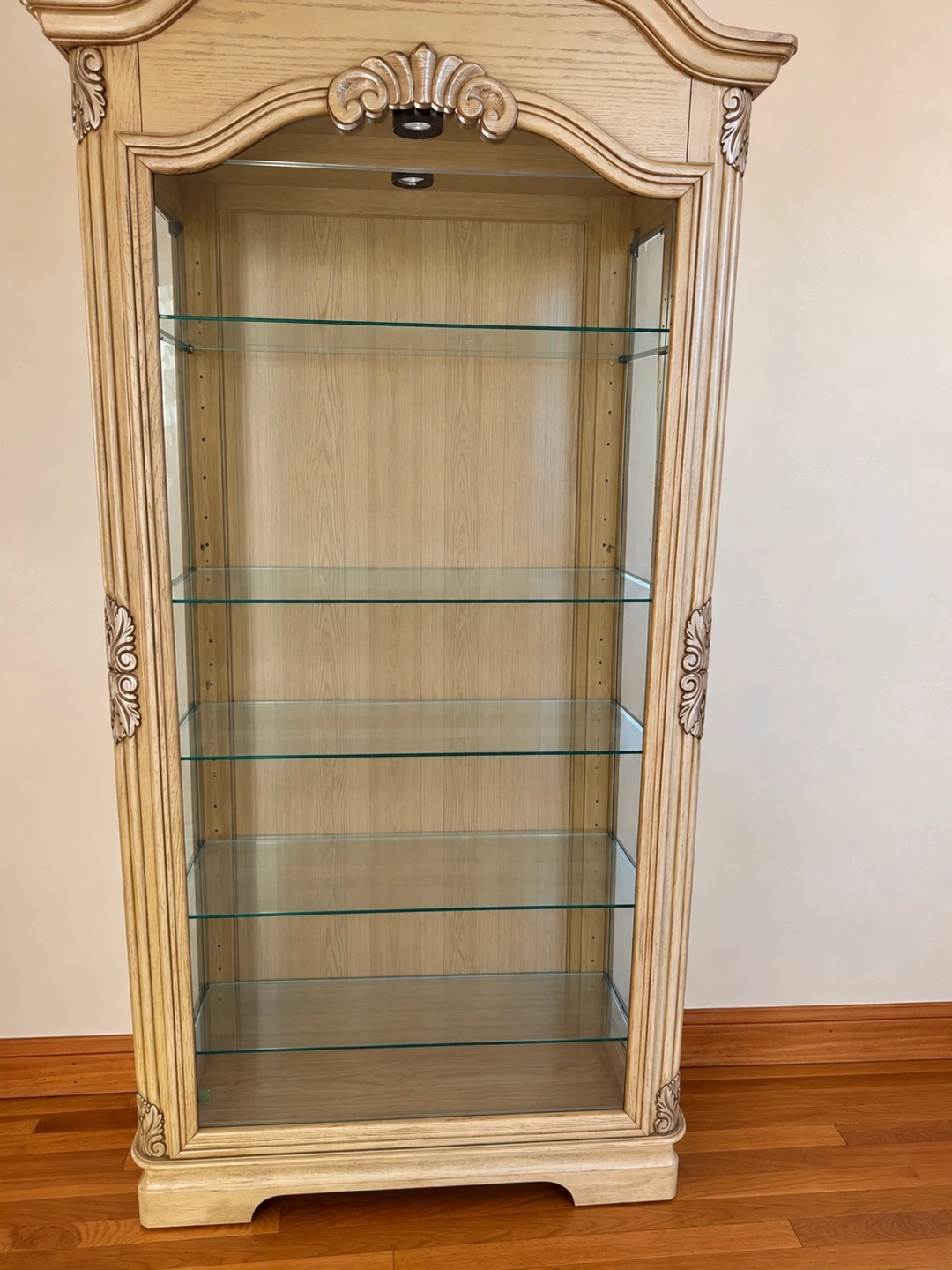 Wood Curio display cabinet - photo 2