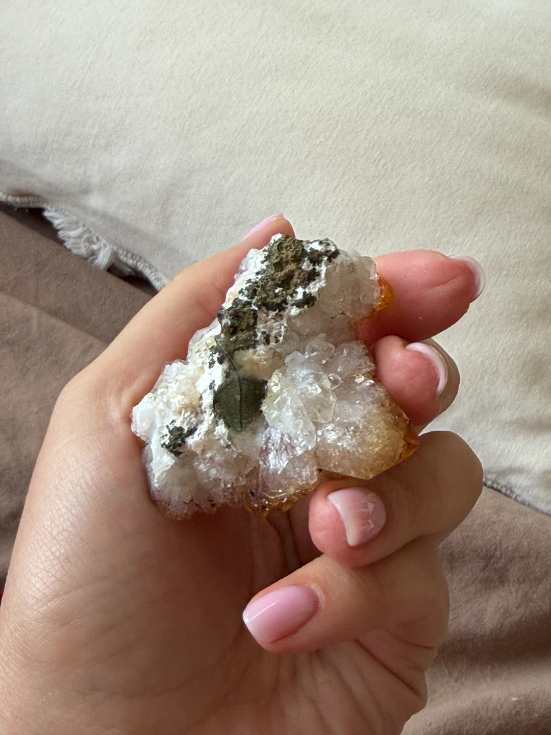 Raw Citrine Crystal Cluster - photo 2