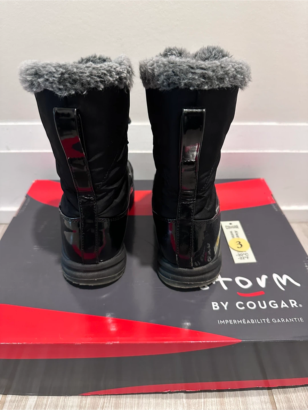 Kids Cougar Winter Boots Size 3 Black - photo 3
