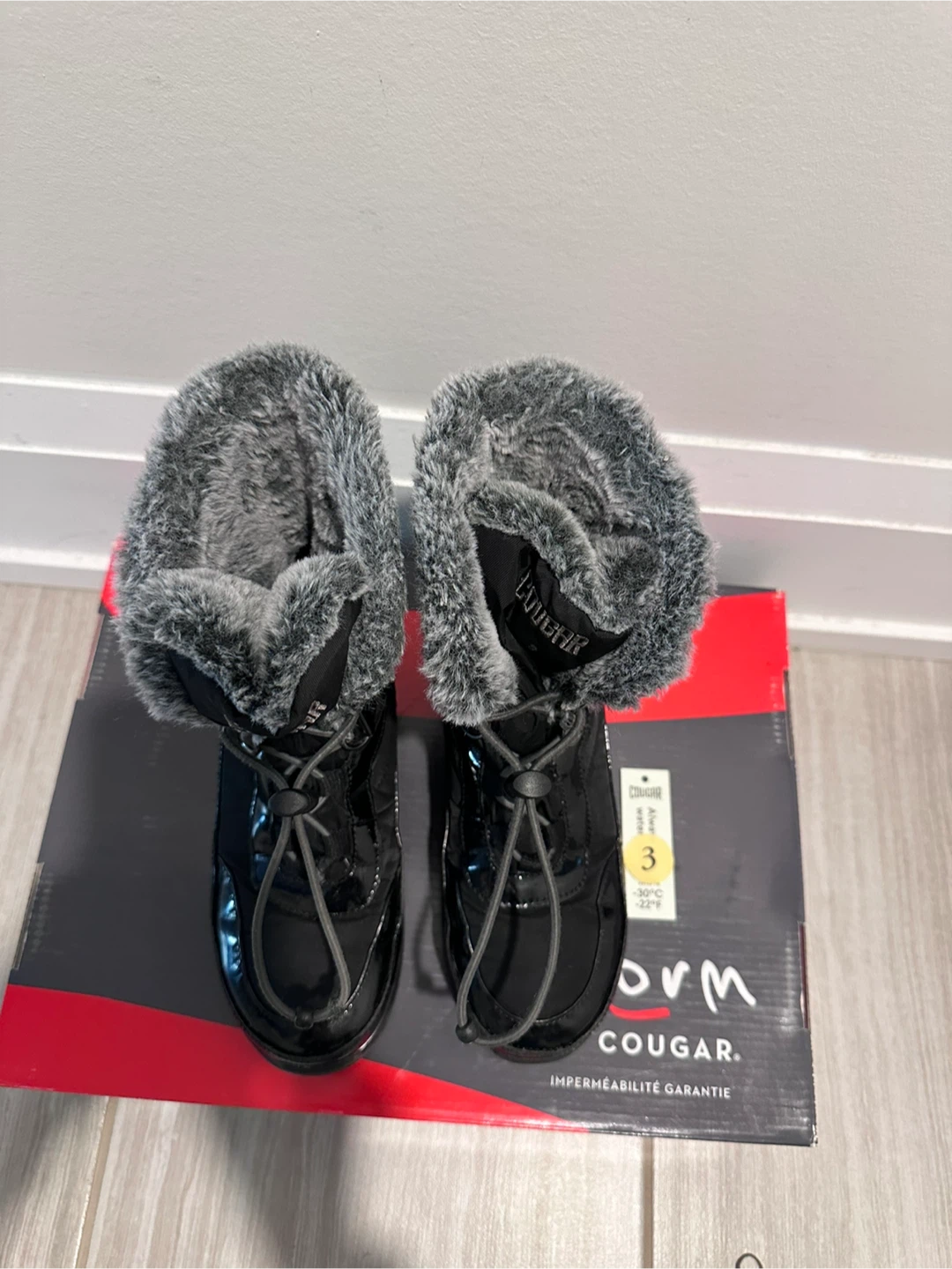 Kids Cougar Winter Boots Size 3 Black - photo 4