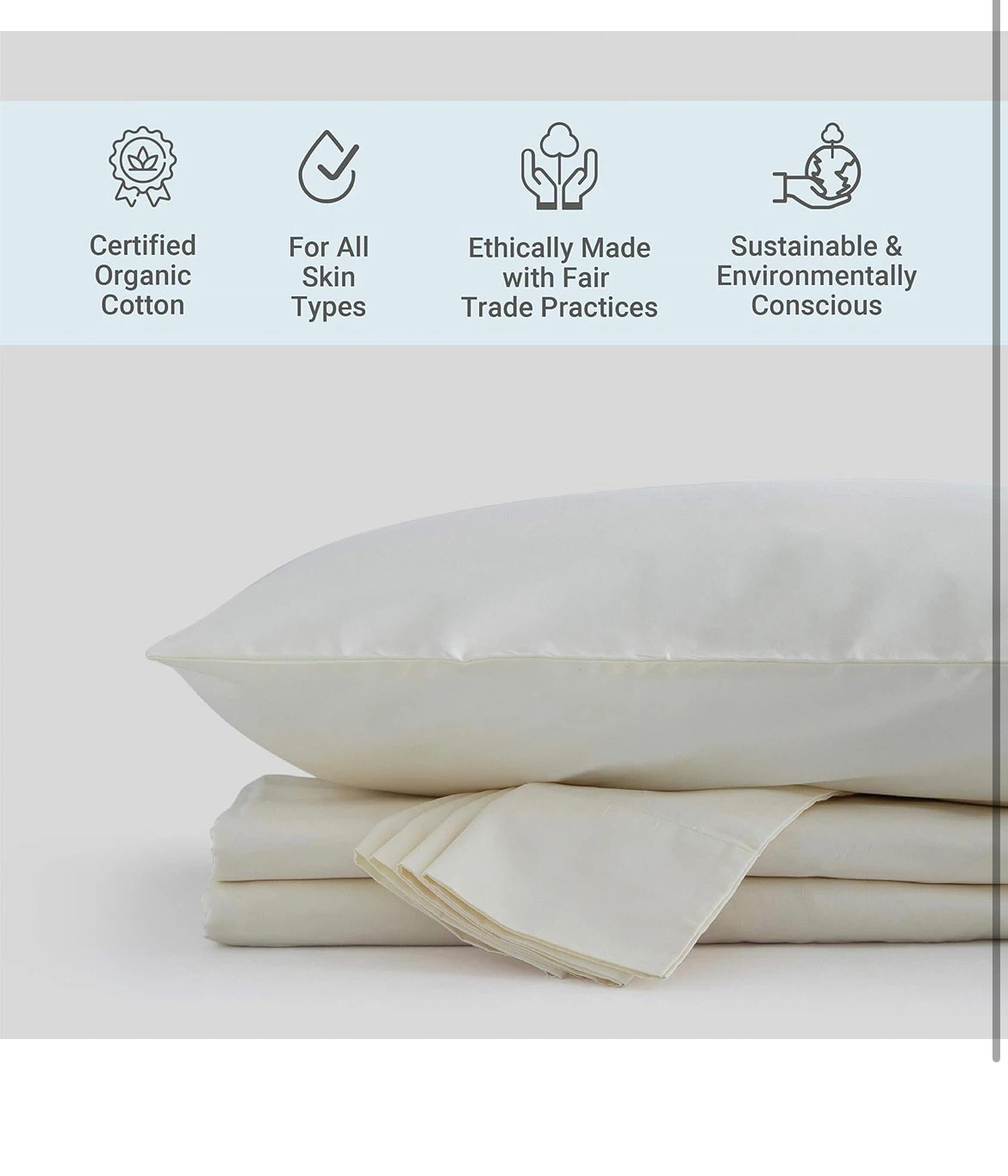 Fabdreams Queen Sheet Set - 100% Organic Cotton - photo 2