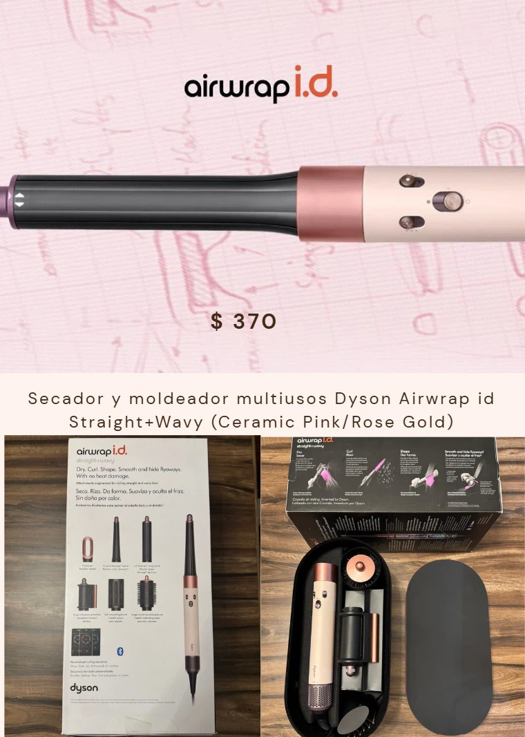 Dyson Airwrap i.d. Ceramic Pink/Rose Gold - New Open Box