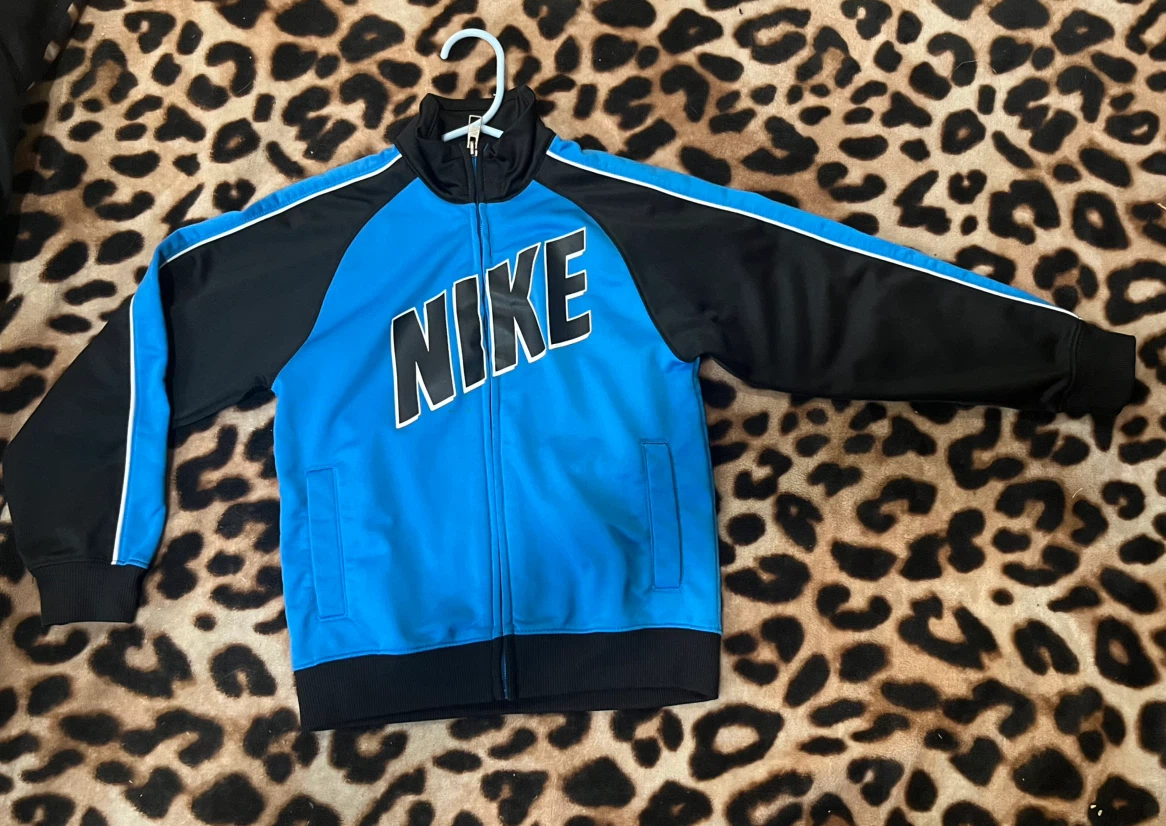 Nike Blue and Black Track Jacket