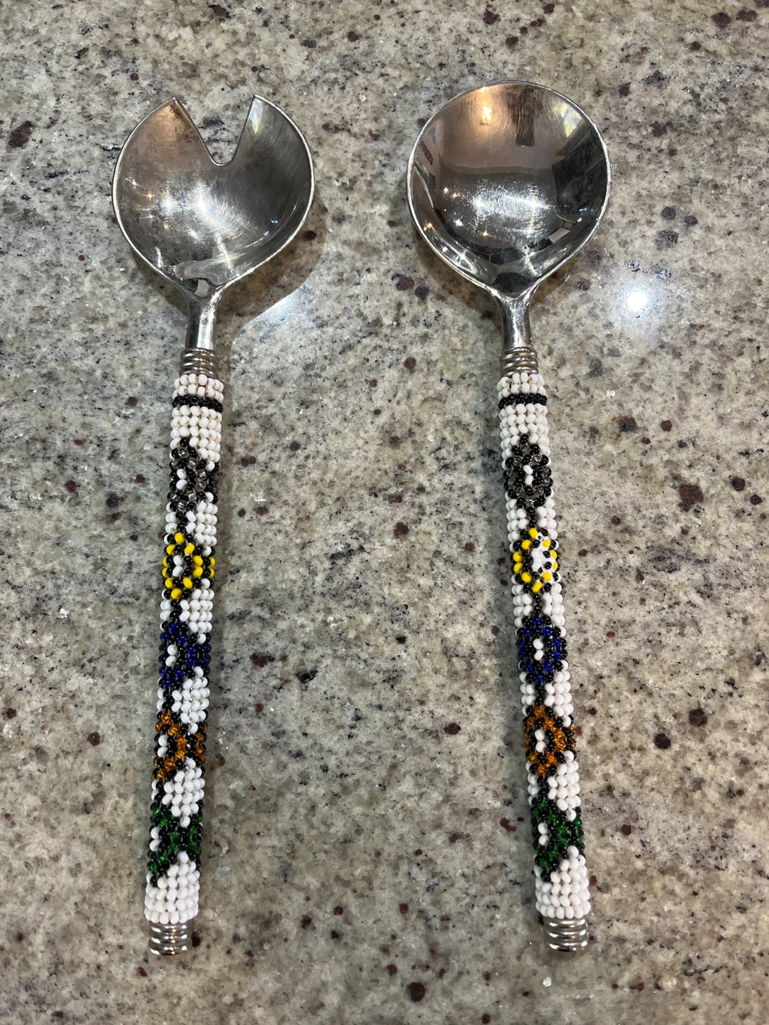 Beaded Salad Servers