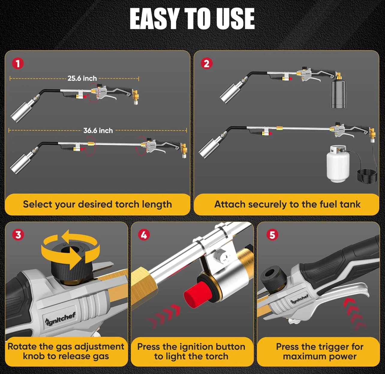 Heavy-Duty Propane Torch - photo 5