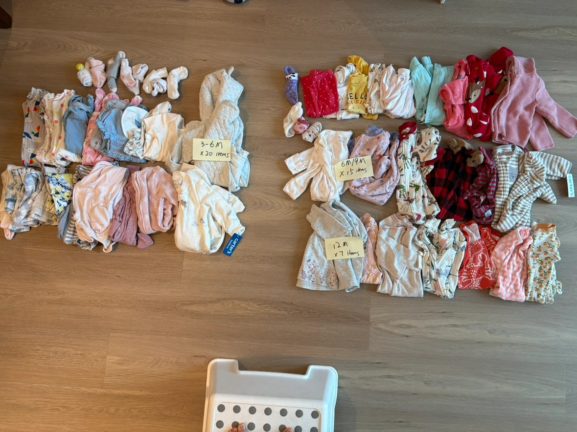 Baby Clothes Bundle Sizes 3M to 12M