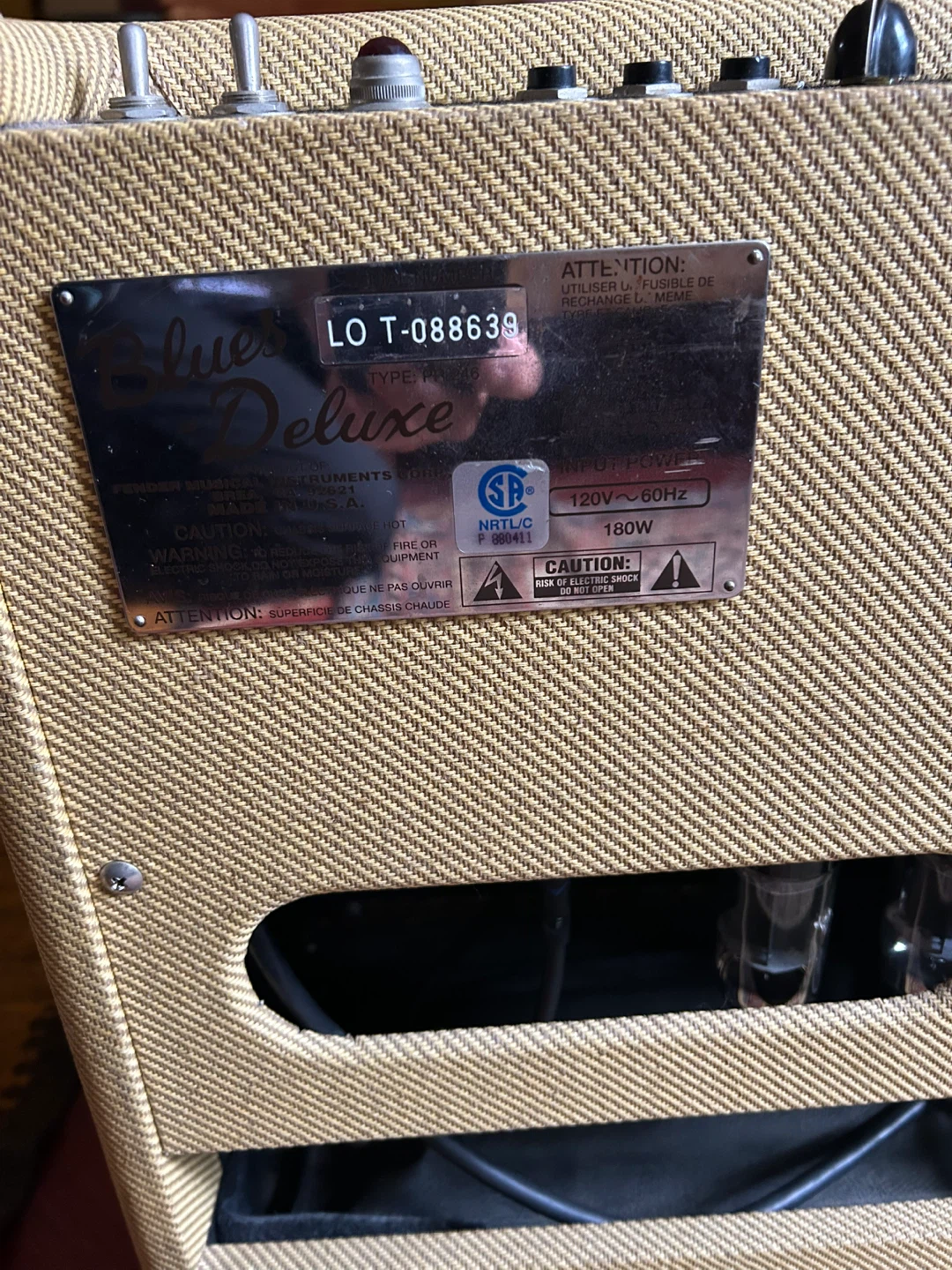 Fender Blues Deluxe Guitar Amplifier - photo 4