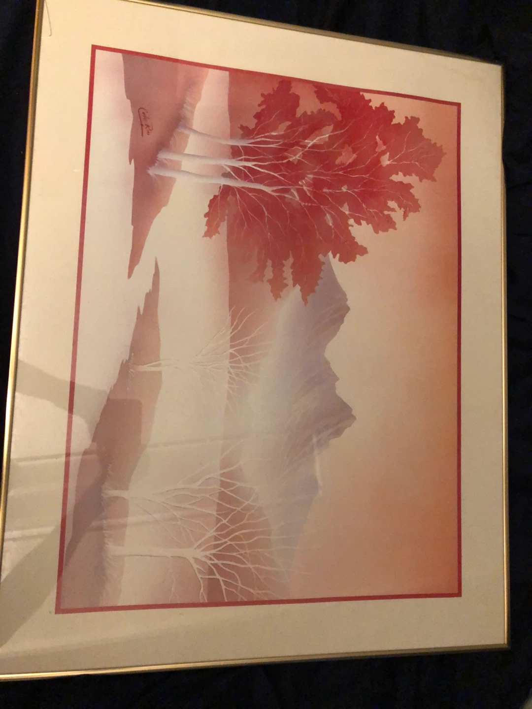 Carlo Rau Framed Winter Landscape Print