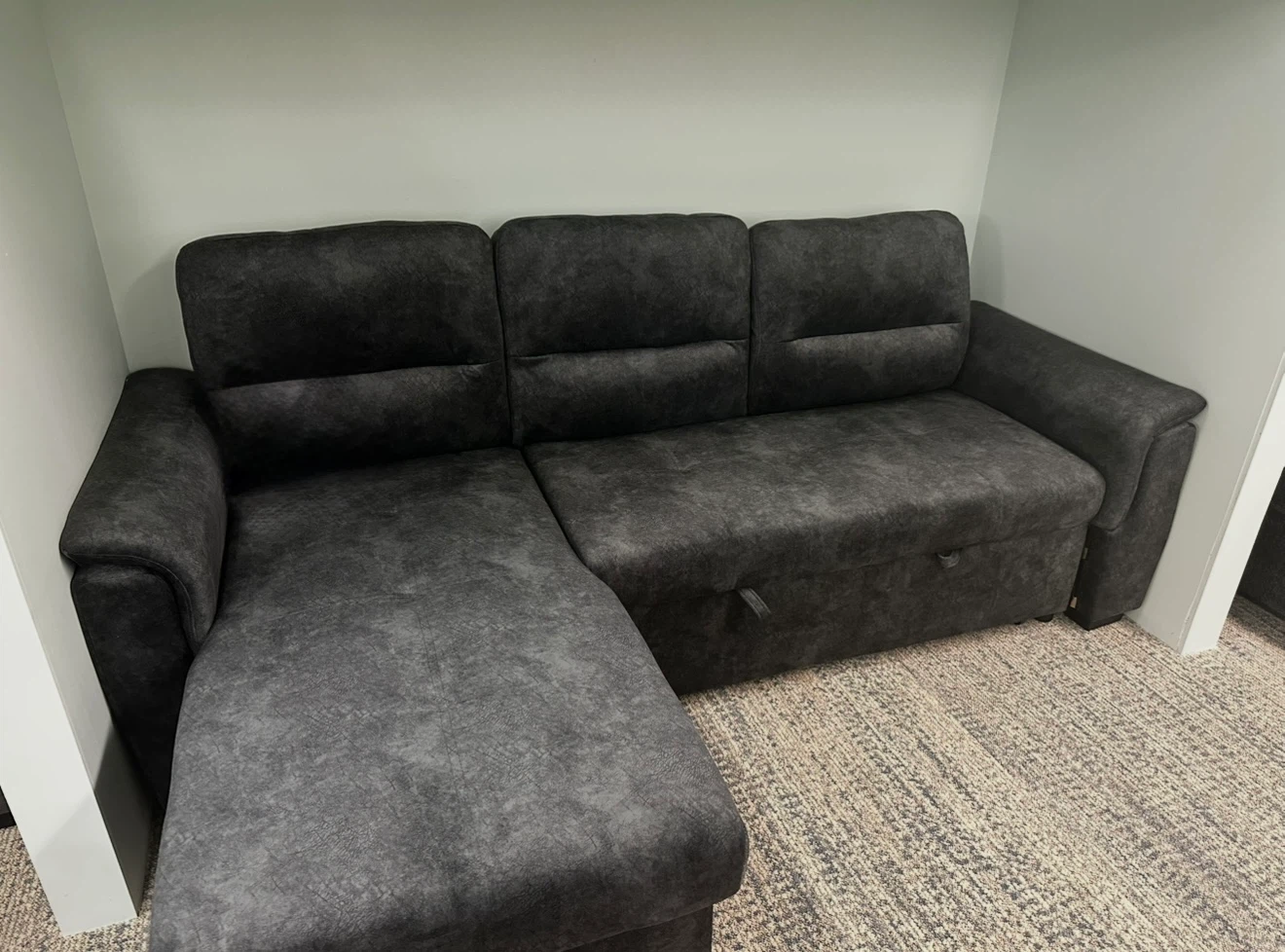 Dark Grey Sectional Sofa Bed