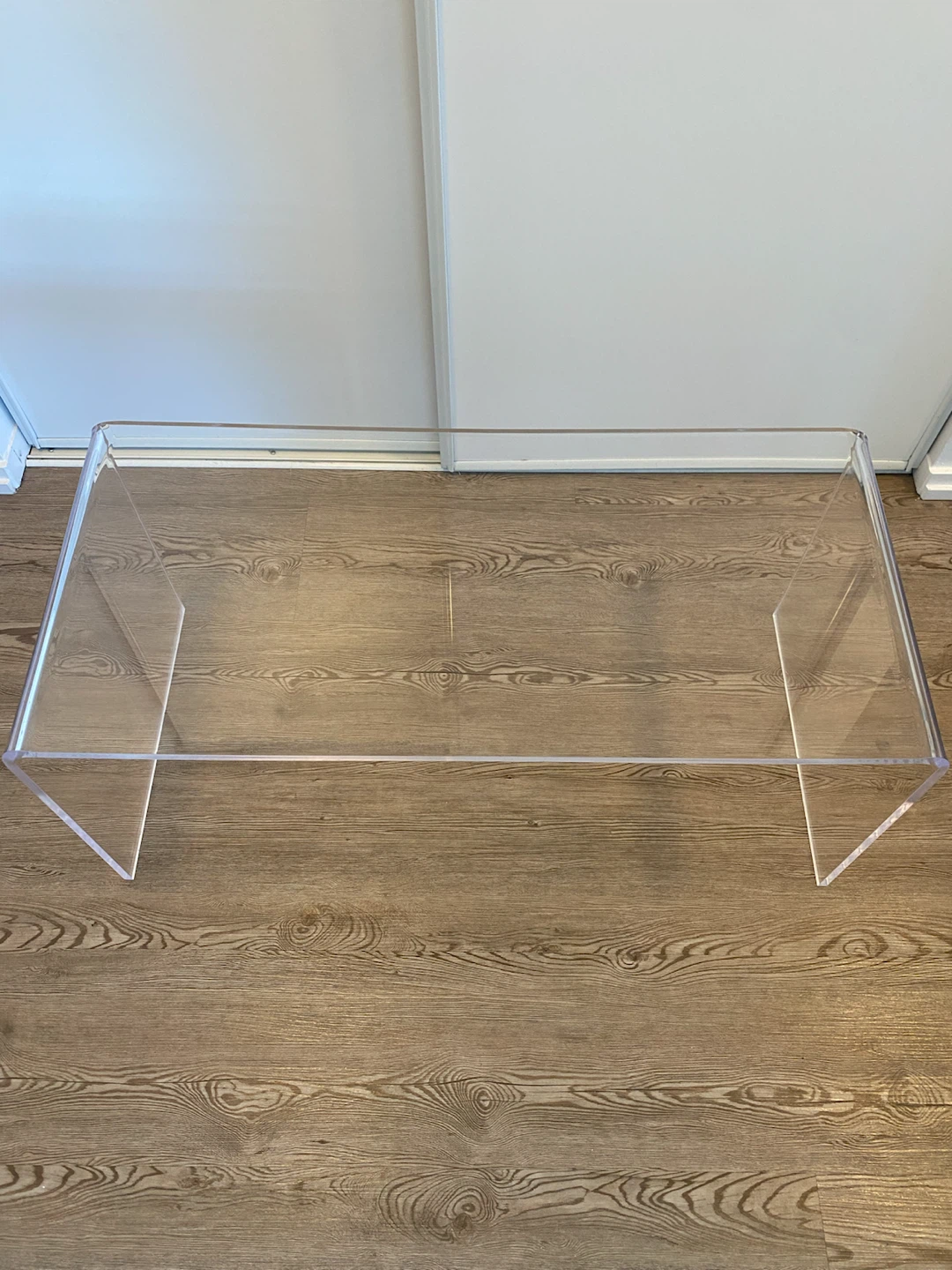 Modern Clear Acrylic Coffee Table - photo 2