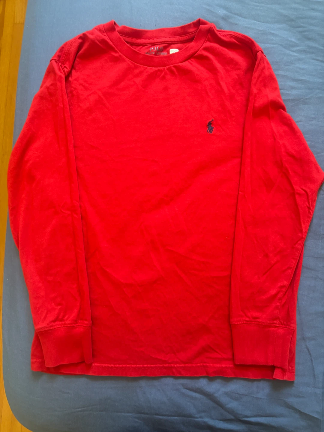 Ralph Lauren Red Long Sleeve and Jogger Set - photo 2