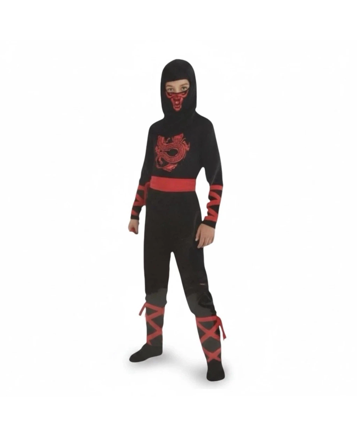 Ninja Halloween Costume Kids Size LARGE 12-14 New - photo 2