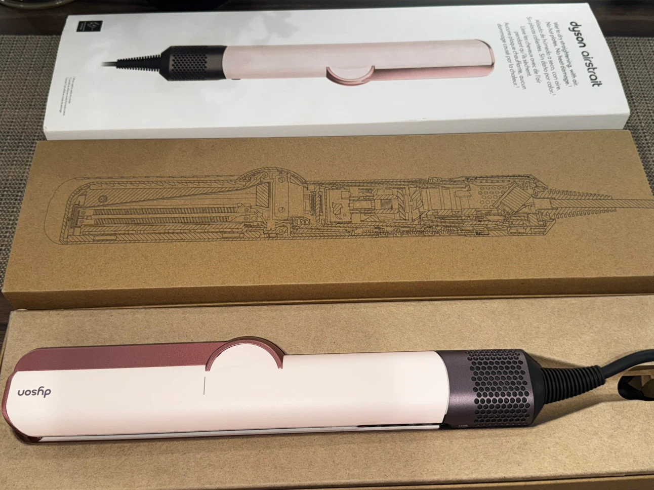 Dyson Airstrait Ceramic Pink/Rose Gold - New Open Box - photo 2