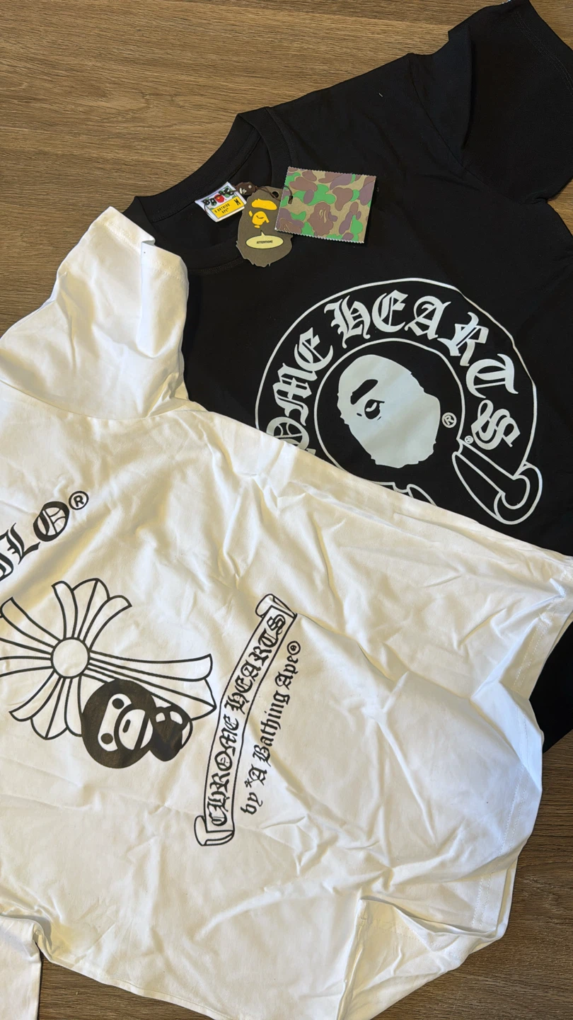 Chrome Hearts x Bape T-Shirt Bundle