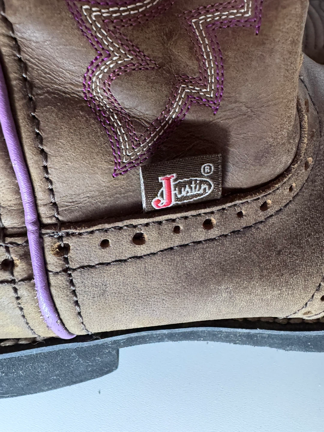 Justin Ladies Gypsy Cowboy Boots Aged Bark - photo 3