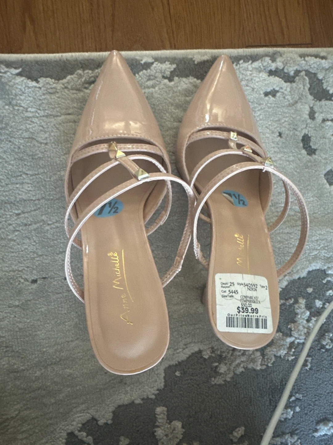 Anne Michelle nude heels size 7.5 - photo 3