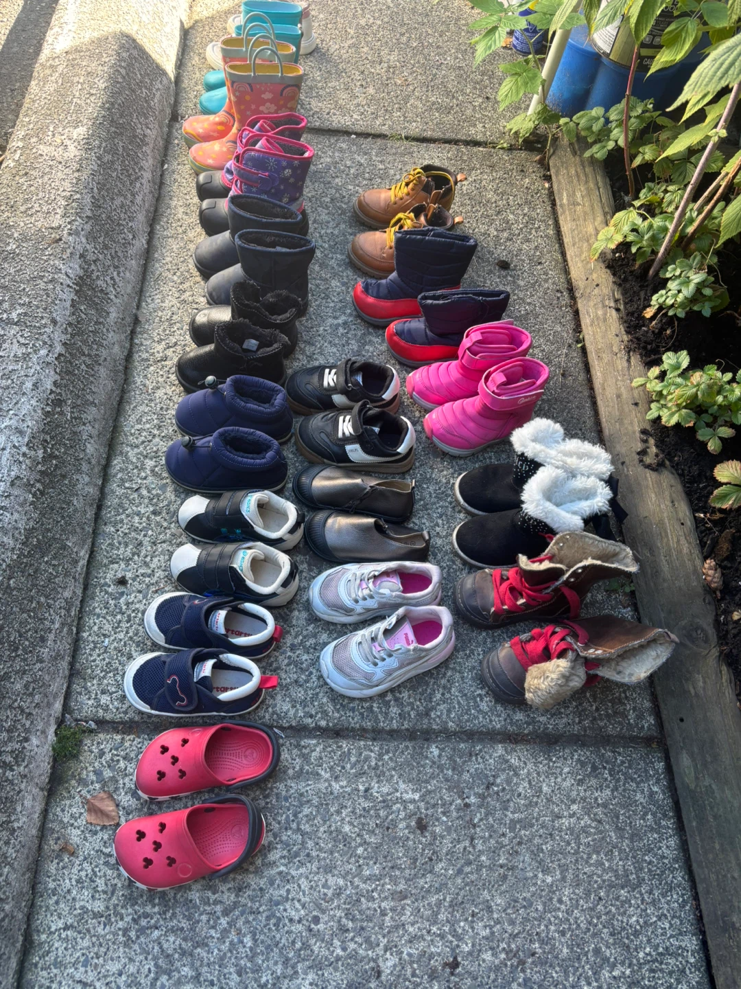Shoes for kids size 8-9.