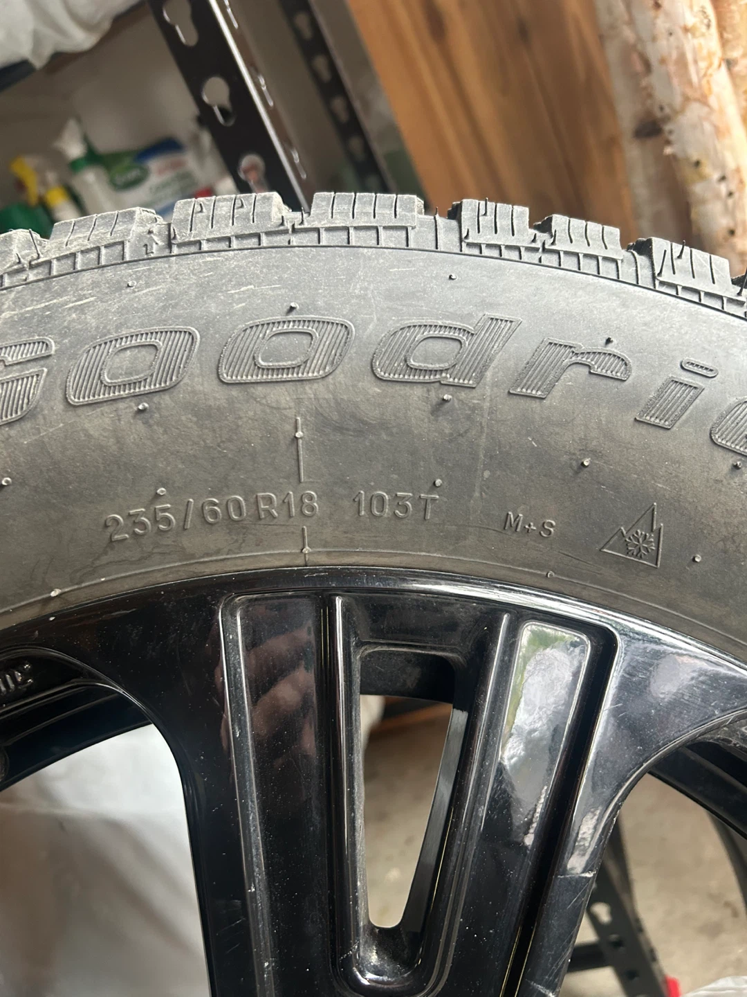 BFGoodrich Winter Tire on Black Rim - photo 2