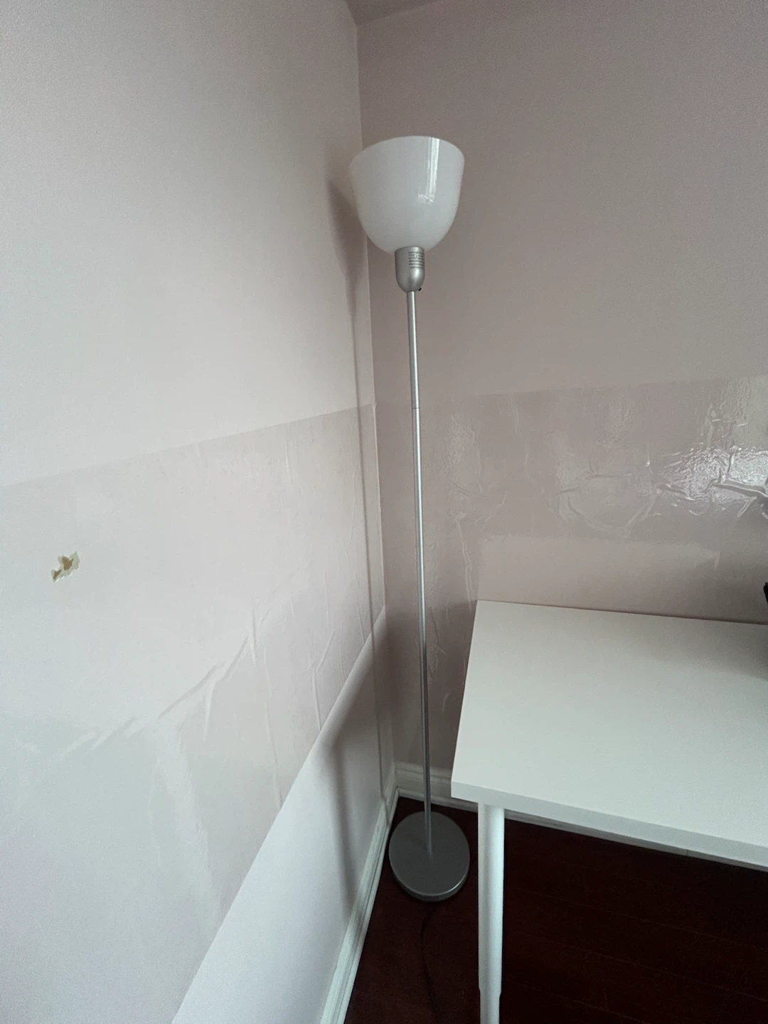 Silver Floor Lamp