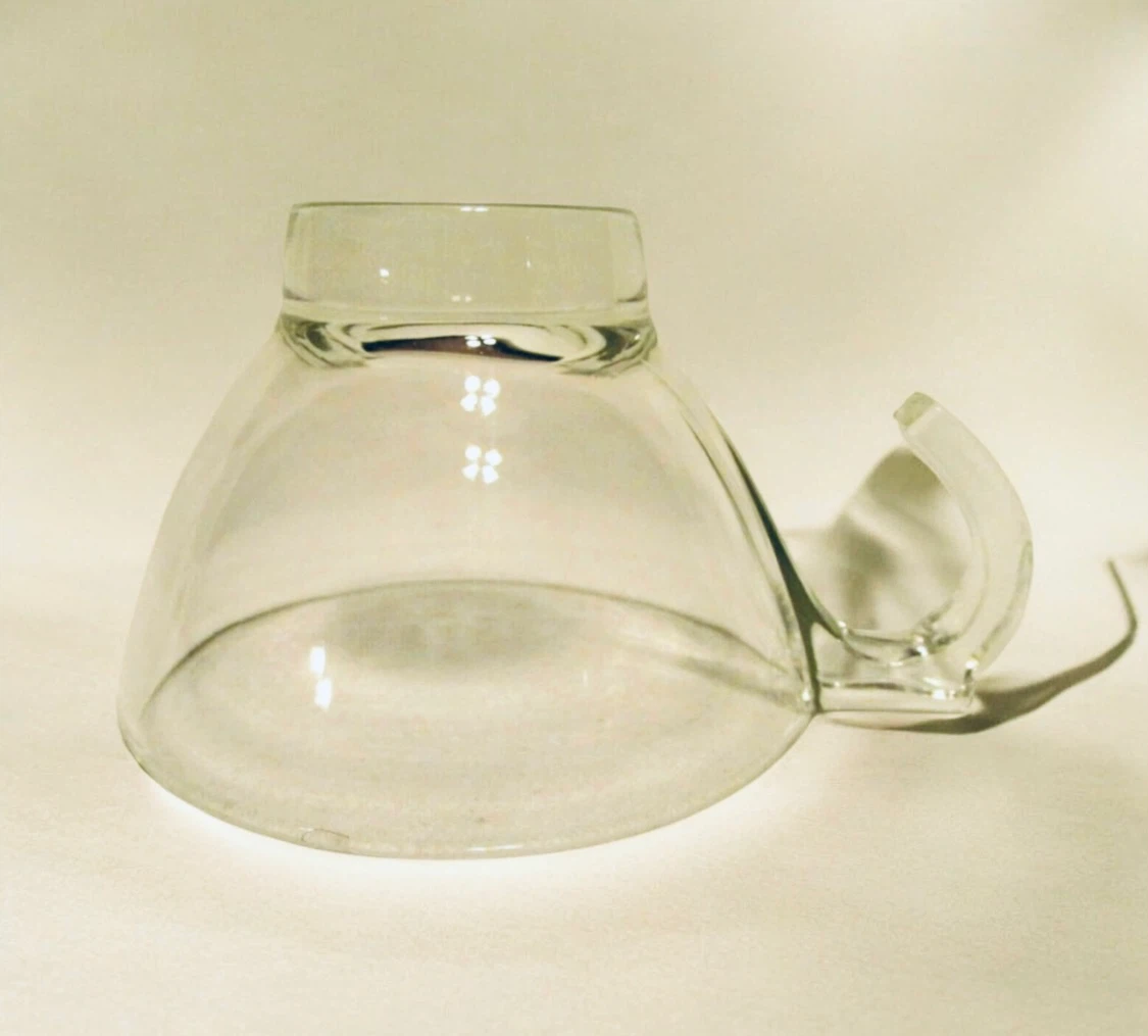 ORCHARD CRYSTAL EMBASSY 3 PUNCH CUPS HOOKED CLEAR GLASS - photo 5