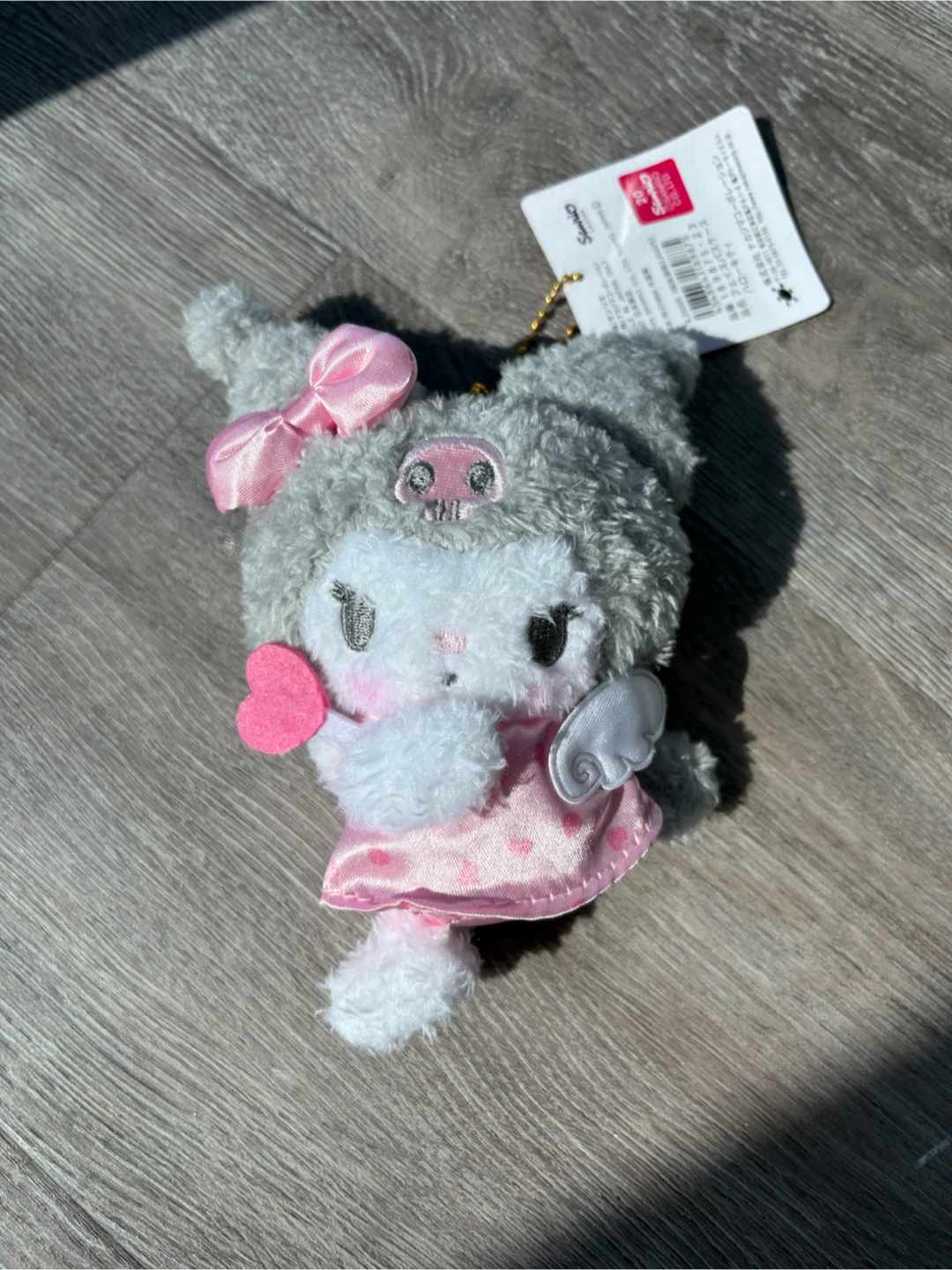 Angel Kuromi Plush Keychain / (NWT) 💗🖤