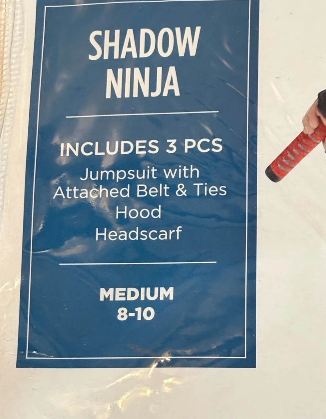 Ninja Halloween Costume Boys Size MEDIUM 8-10 NEW - photo 3