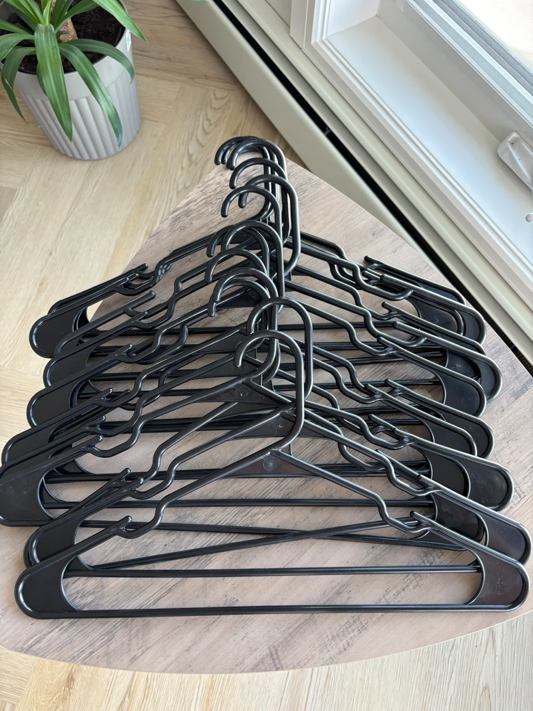 Assorted Hangers and Scarf Organizer