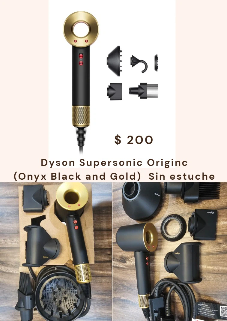 Dyson Supersonic Origin Onyx Black/Gold - New Open Box (No Case)