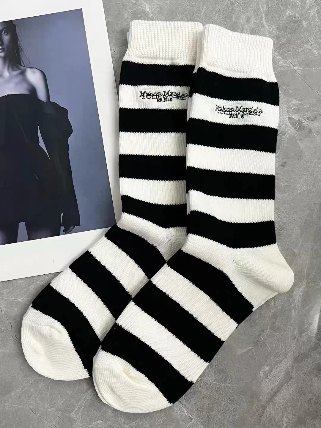 Maison Margiela Striped Socks