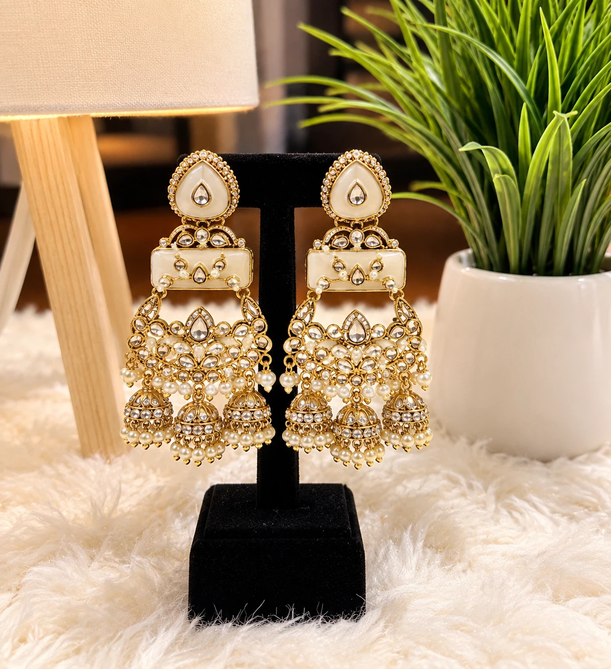 Kundan Jewellery Necklace and Earring Set