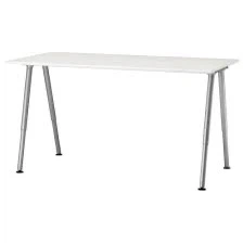 IKEA White Thyge Desk - photo 3