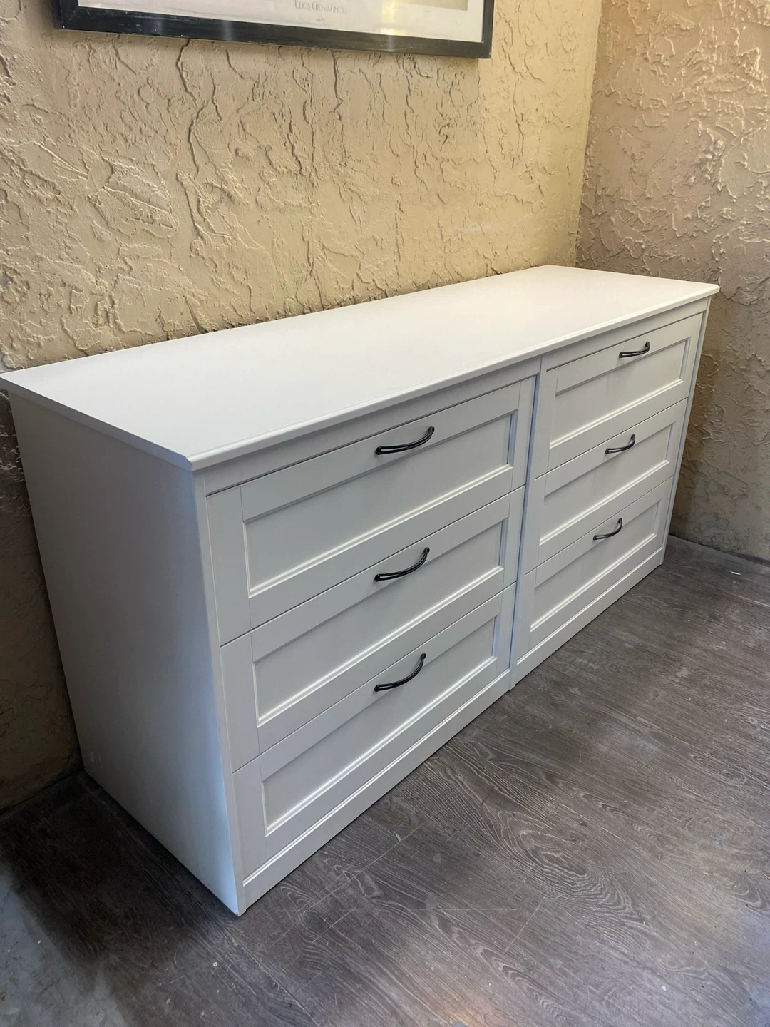IKEA Dresser with 6 white drawers - photo 2