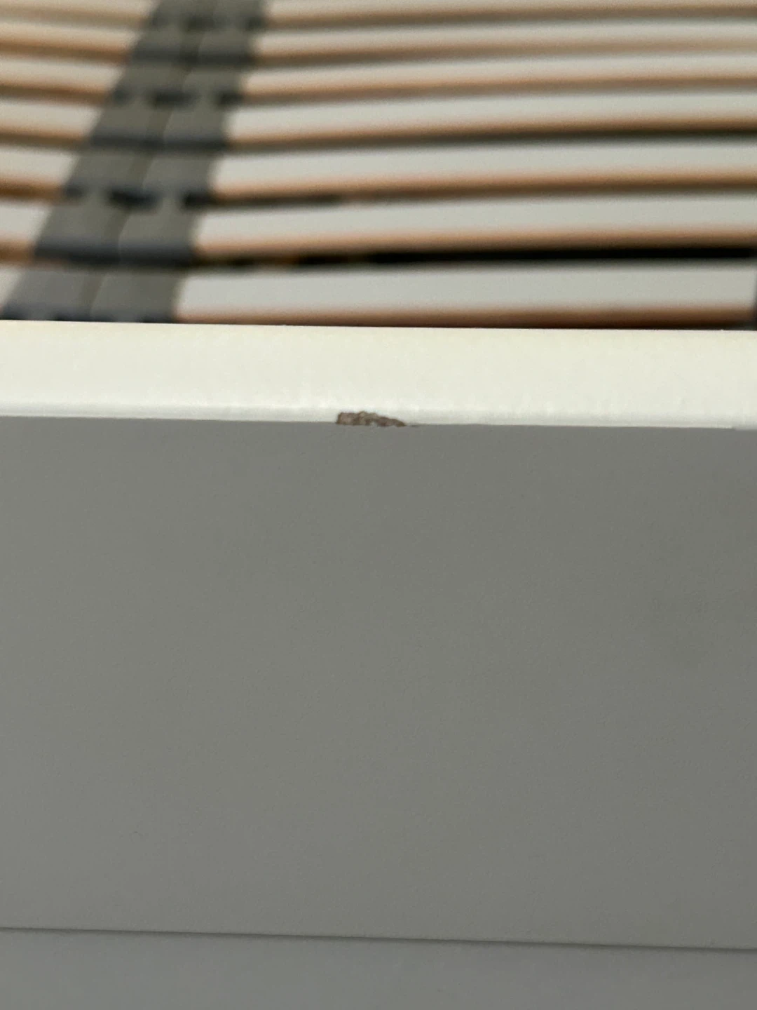 White IKEA Lonset Bed Frame - photo 2