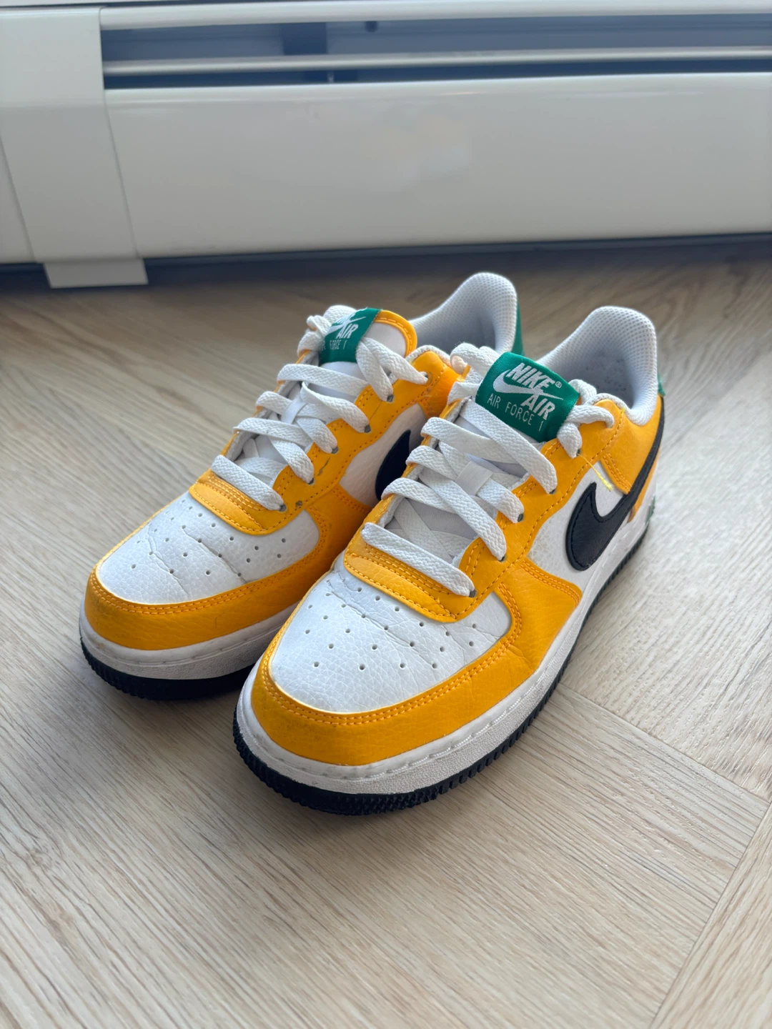 Nike Air Force 1 Low Sneakers Yellow/Green - photo 2