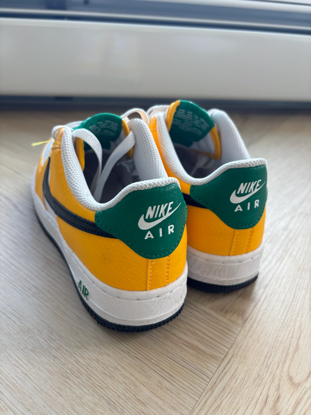 Nike Air Force 1 Low Sneakers Yellow/Green - photo 3