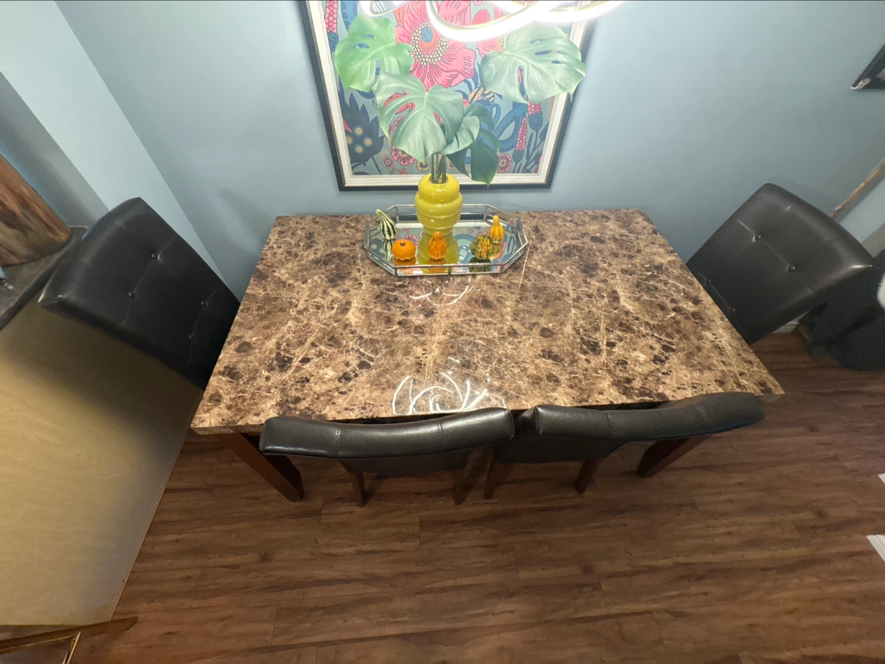 Dining table & 4 chairs - photo 2