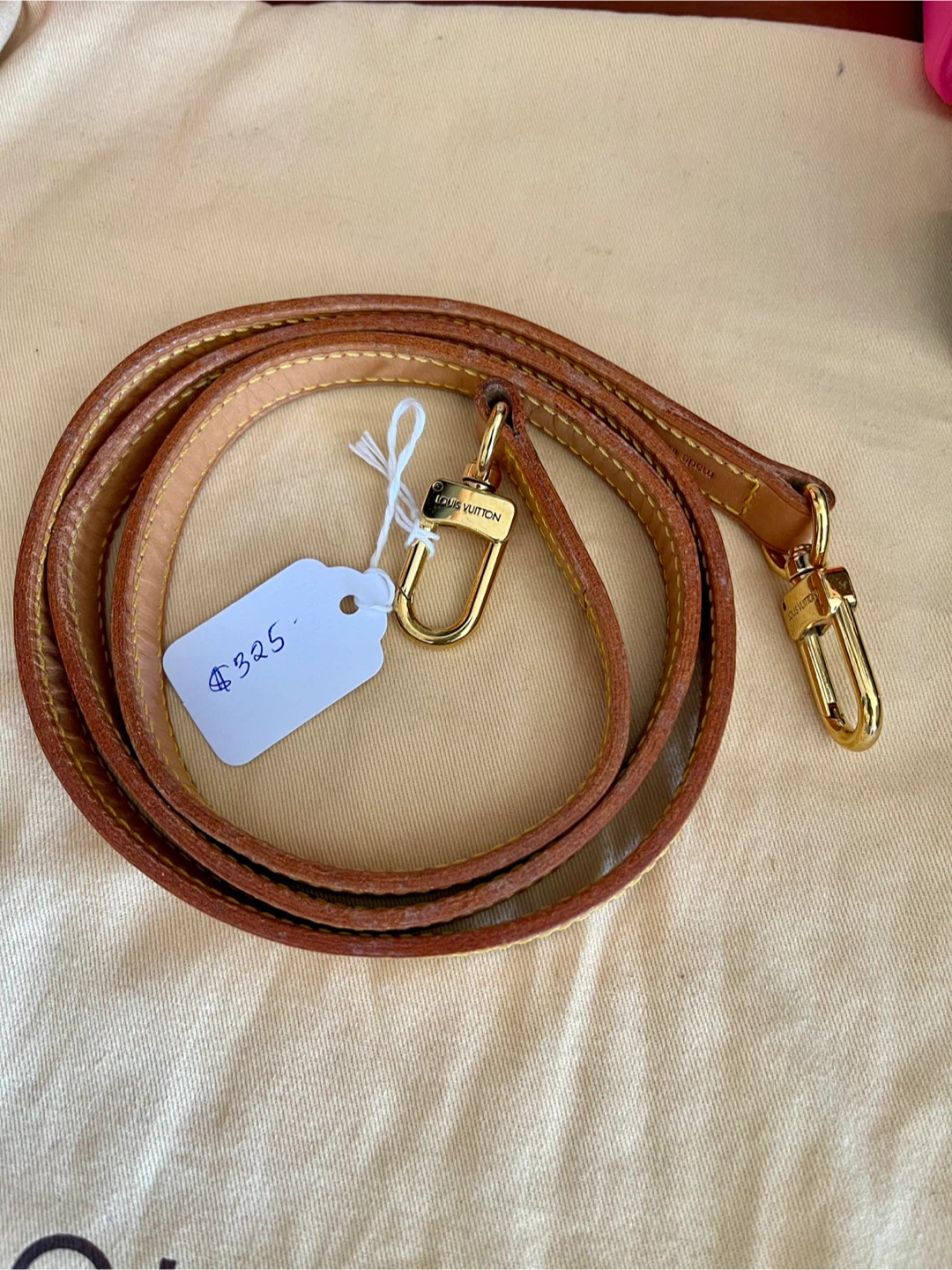 Louis Vuitton Vachetta Leather Shoulder Strap